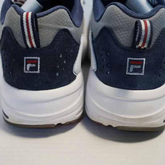 MEN'S FILA RAY TRACER GRAPHIC CLASSIC DAD SHOES WHITE/BLUE/RED/GREY SIZE 10 1/2 - Picture 7 of 7
